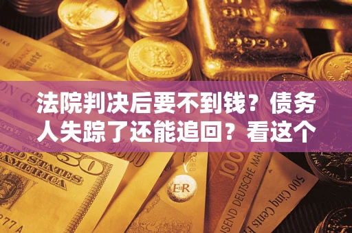 武汉法院判决后要不到钱？债务人失踪了还能追回？看这个方法！