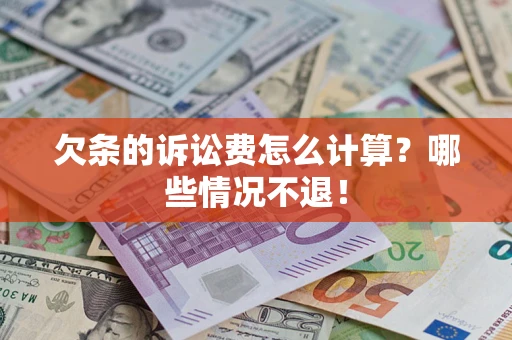 武汉欠条的诉讼费怎么计算?哪些情况不退! 武汉欠条的诉讼费怎么计算?哪些情况不退!