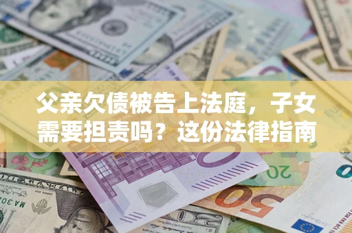 武汉父亲欠债被告上法庭，子女需要担责吗？这份法律指南必须看完