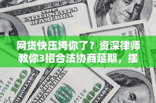 武汉网贷快压垮你了？资深律师教你3招合法协商延期，摆脱暴力催收！