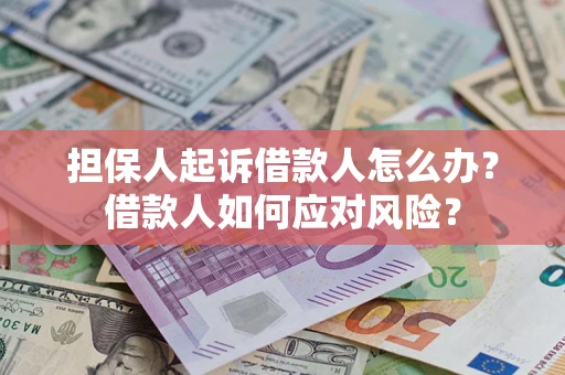 武汉担保人起诉借款人怎么办？借款人如何应对风险？