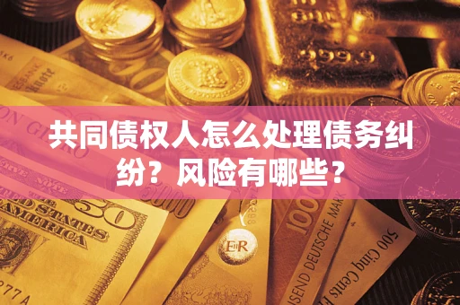 武汉共同债权人怎么处理债务纠纷？风险有哪些？