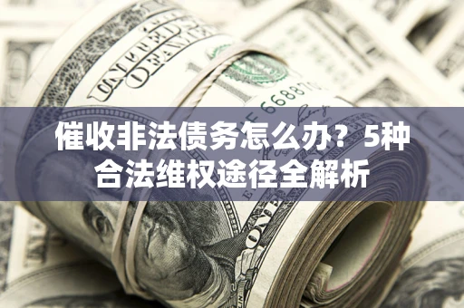 武汉催收非法债务怎么办？5种合法维权途径全解析